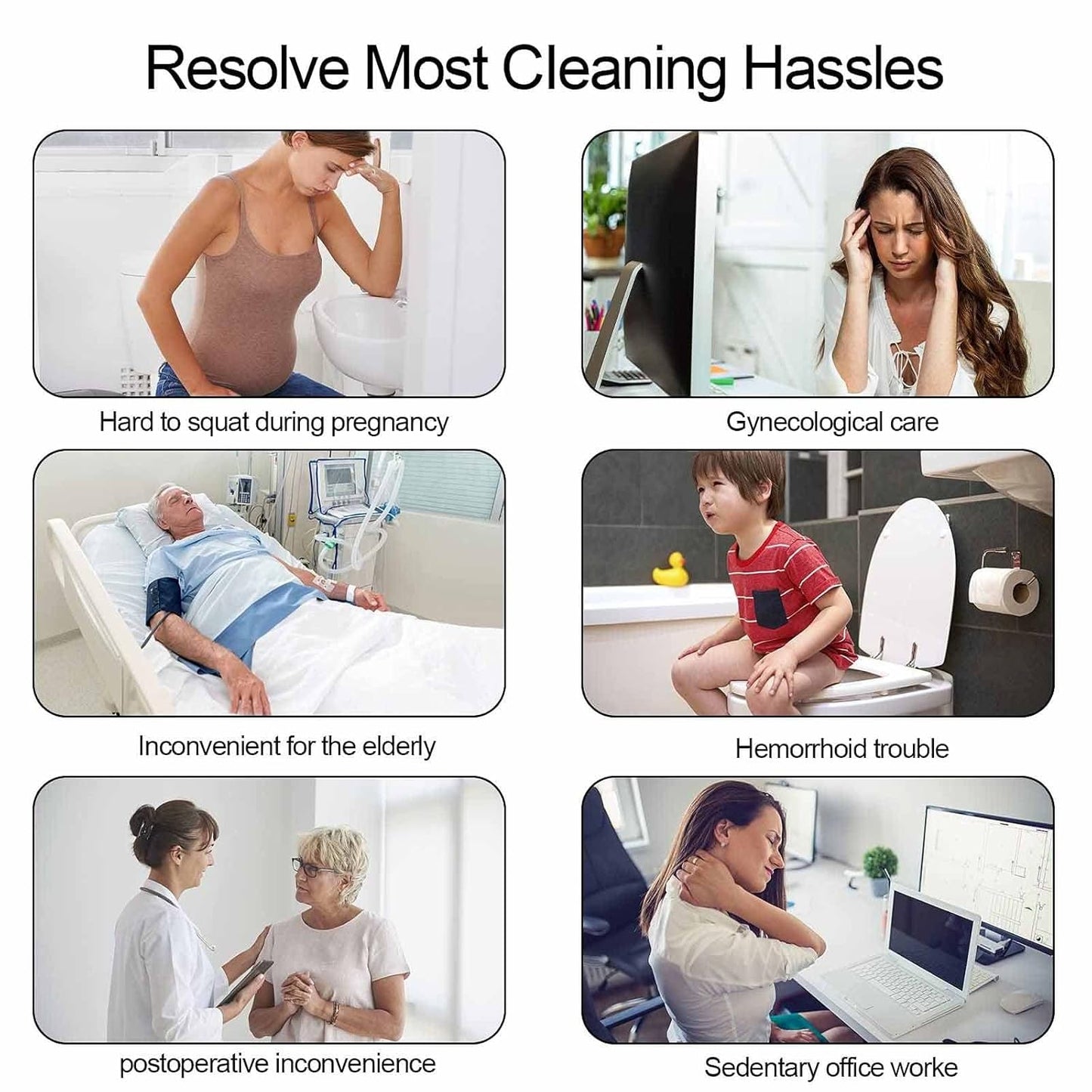 Baignoire de siège Pliable pour Les Soins Post-Partum au-Dessus des Toilettes