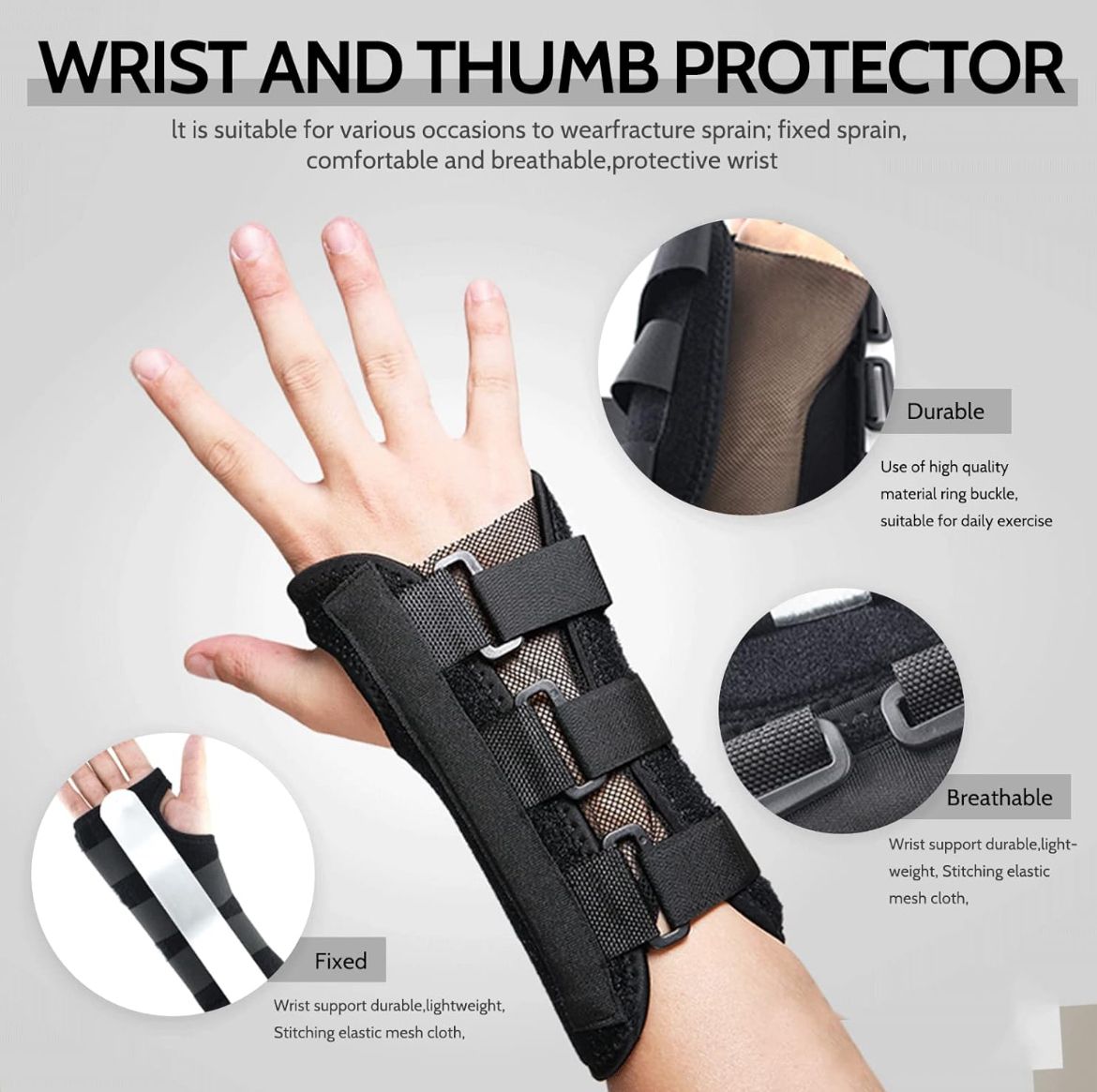 Soutien du poignet pour soulager la douleur et prévenir les blessures