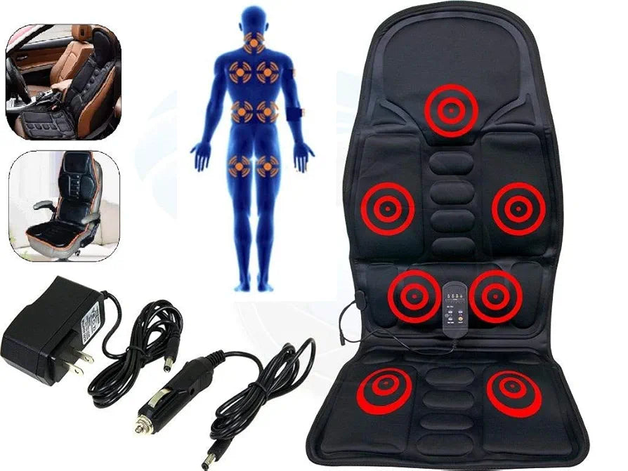 Housse de siège chauffante et massante pour voiture, maison, bureau