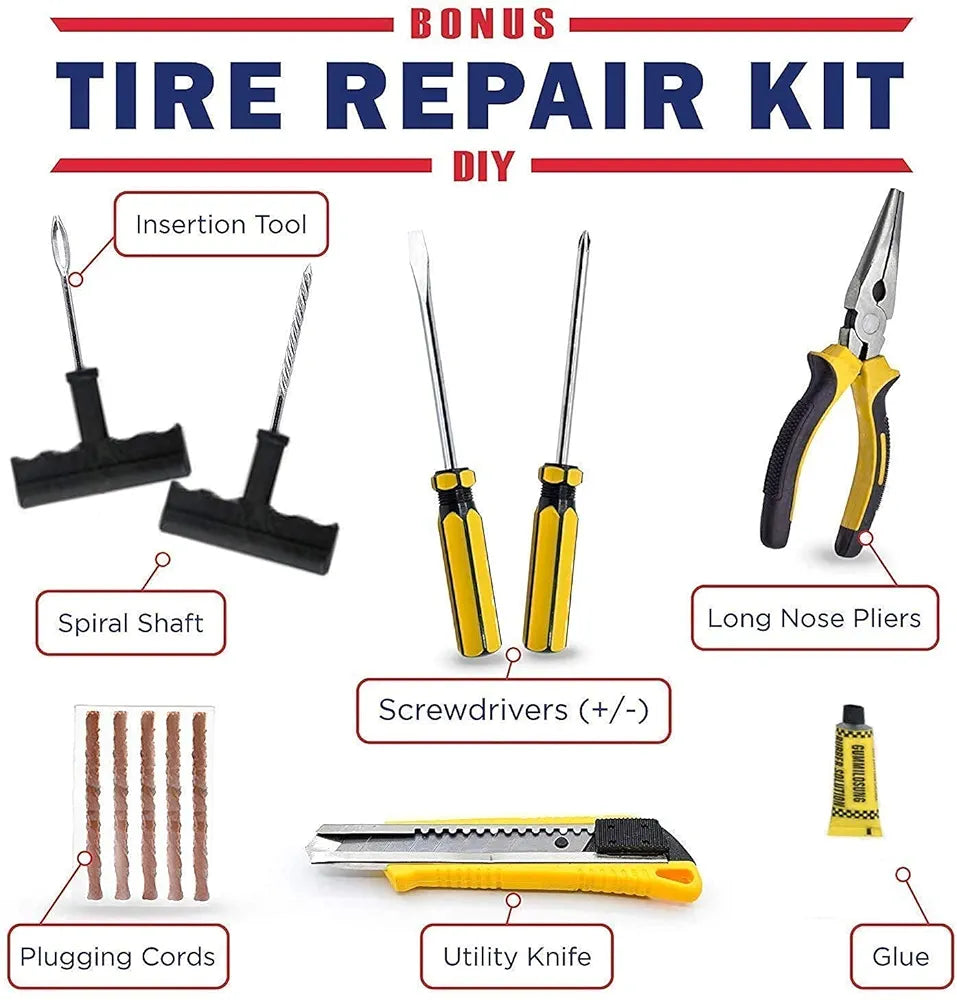 Compresseur d'air automatique à double cylindre avec manomètre analogique
