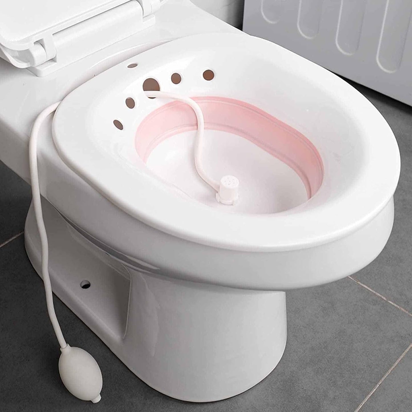 Baignoire de siège Pliable pour Les Soins Post-Partum au-Dessus des Toilettes