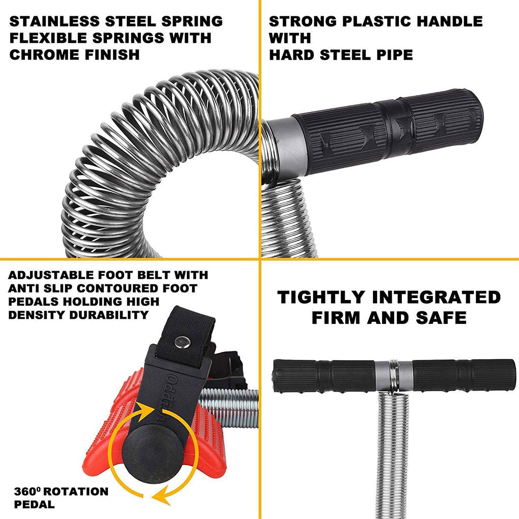 Pack accessoire fitness 3-en-1 (Corde à Sauter,Poignet et Appareil pour Abdos)