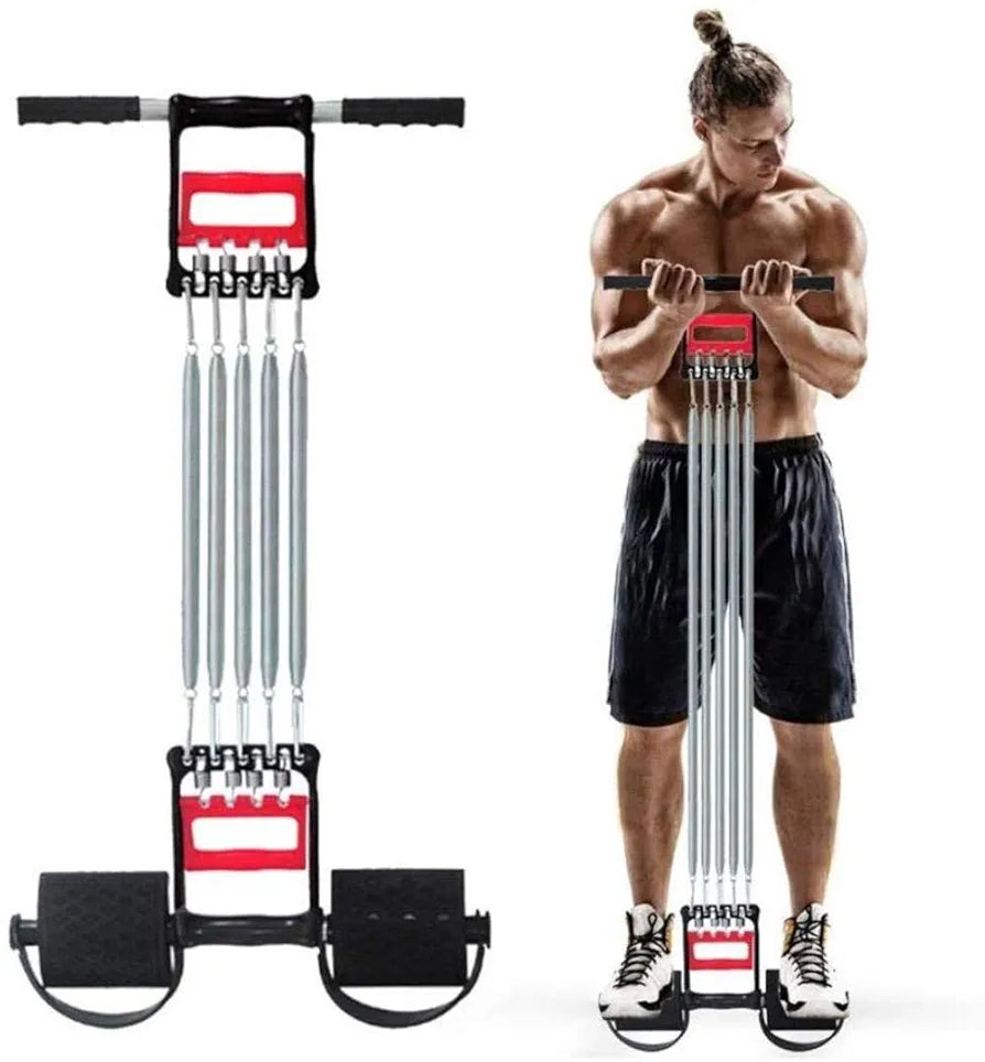 Barre de traction 3 en 1 multi-usages pour la poitrine