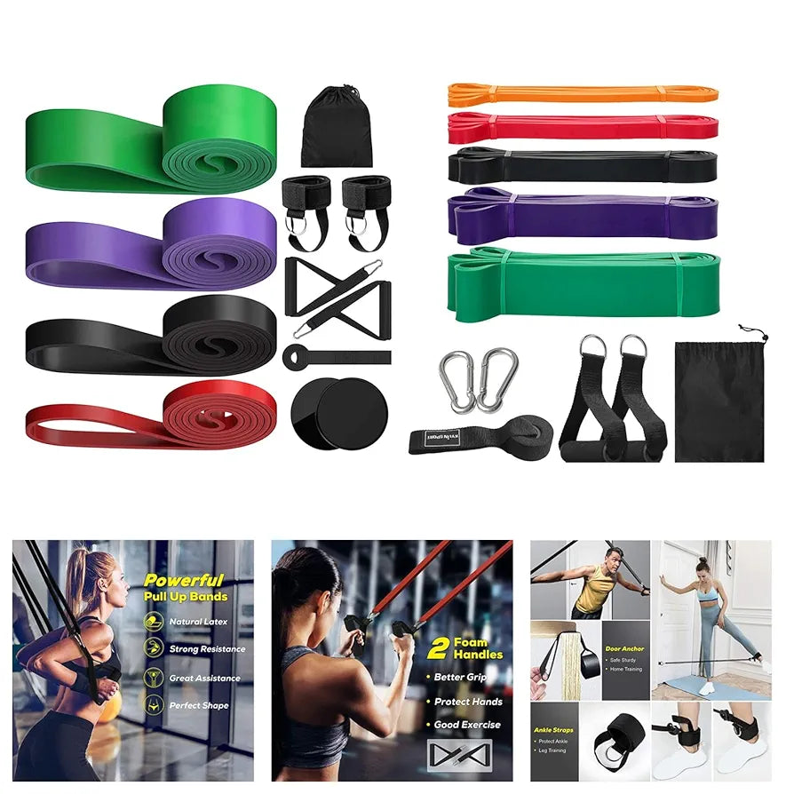 Ensemble de bandes de résistance pour l'entraînement (4 tensions)