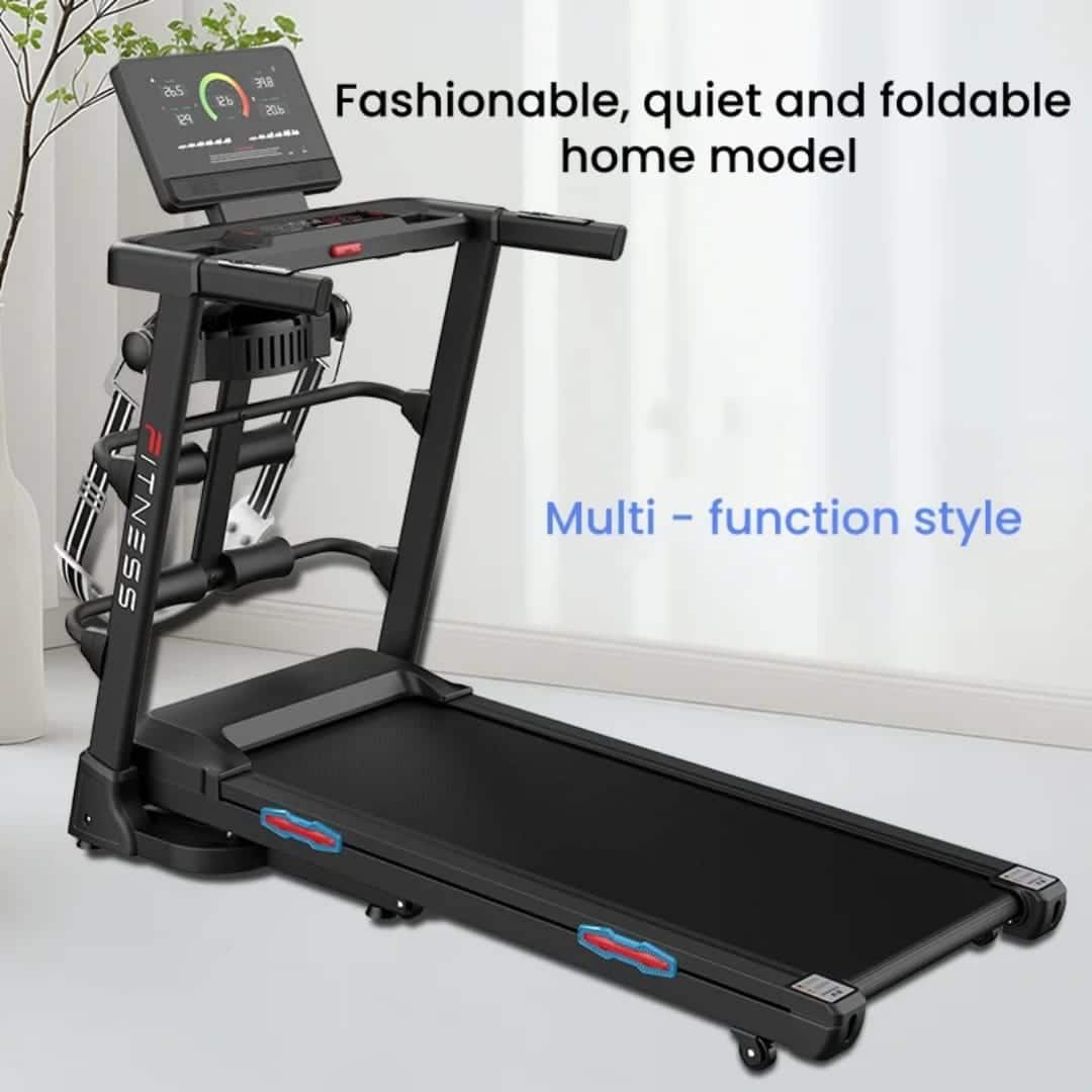 Tapis de Course électrique intelligent sans balais de 4 HP multifonctions et pliable - Lewndi Tech